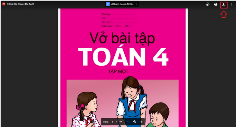 Sách Toán lớp 4 (ảnh 1)