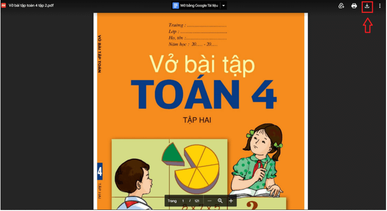 Sách Toán lớp 4 (ảnh 1)