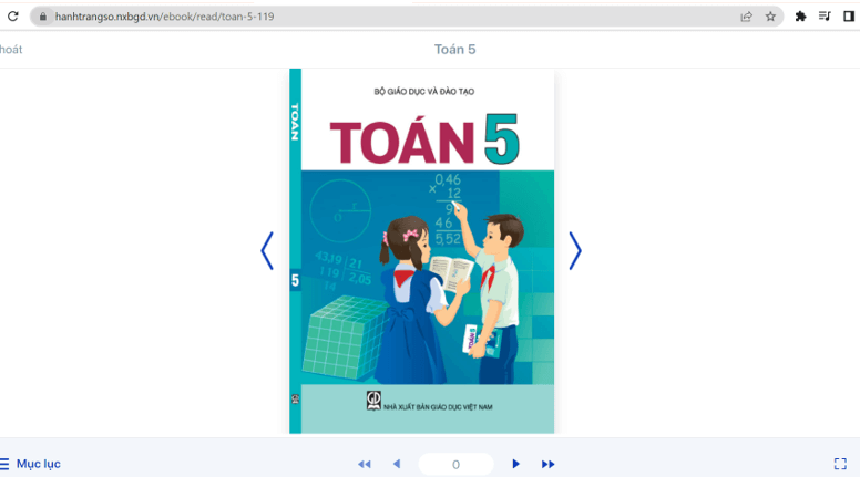 Sách Toán lớp 5 (ảnh 1)