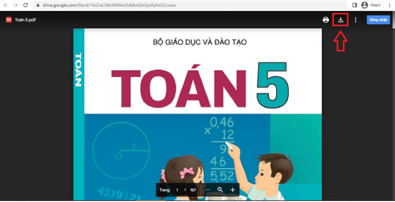 Sách Toán lớp 5 (ảnh 1)