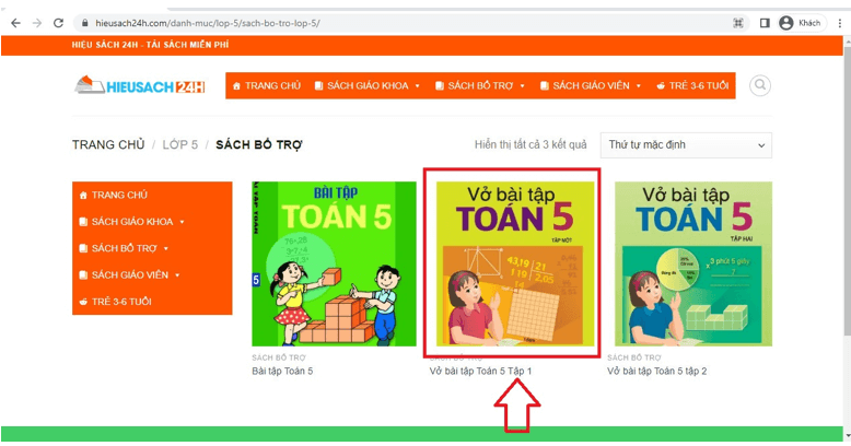 Sách Toán lớp 5 (ảnh 1)