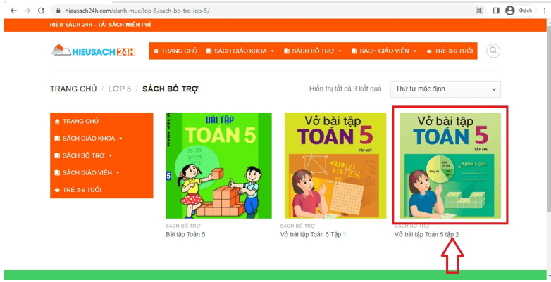 Sách Toán lớp 5 (ảnh 1)