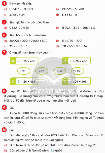 PDF Toán lớp 5 Chân trời sáng tạo