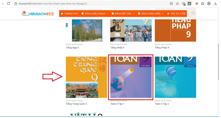Sách Toán 9 (ảnh 1)