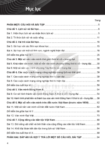 SBT Lịch Sử 10 Kết nối tri thức PDF
