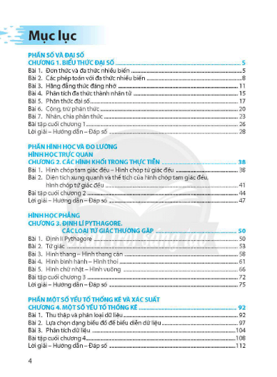 SBT Toán 8 Chân trời sáng tạo PDF