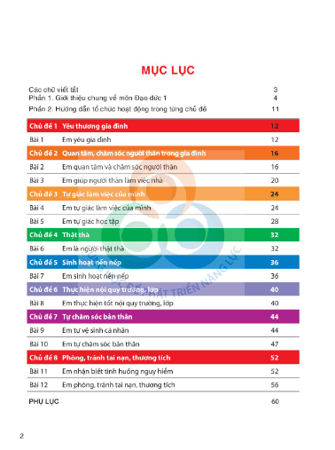 Sách giáo viên Đạo đức lớp 1 Cùng học để phát triển năng lực PDF