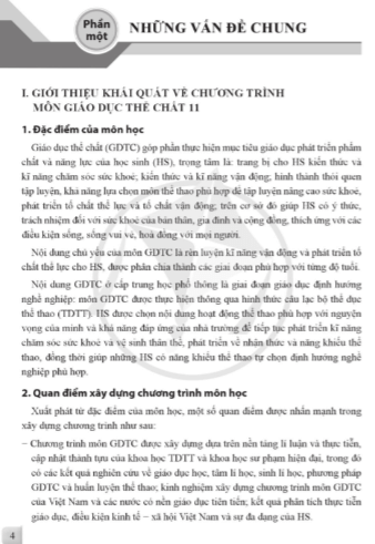 Sách giáo viên Giáo dục thể chất 11 Cánh diều PDF