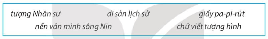 Hãy sử dụng những cụm từ sau để hoàn thành đoạn thông tin trang 38 SBT Địa Lí 7