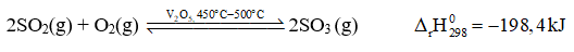 Viết biểu thức tính hằng số cân bằng Kc của phản ứng trên
