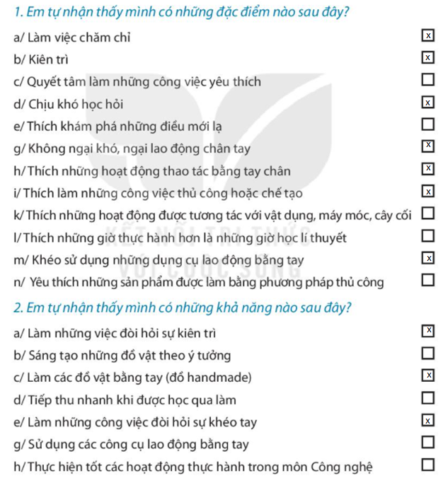 Bài 1: Em với nghề truyền thống