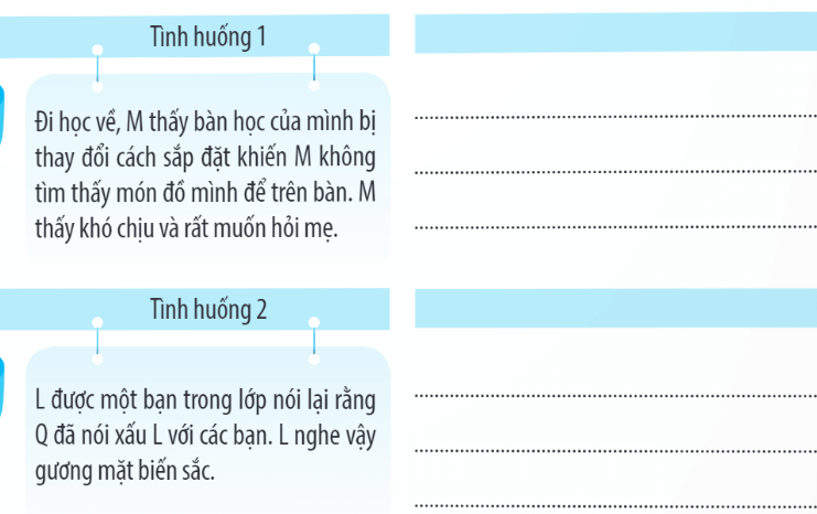 SBT Hoạt động trải nghiệm 8 Chân trời sáng tạo Chủ đề 1: Rèn luyện một số nét tính cách cá nhân | Giải Sách bài tập HĐTN 8