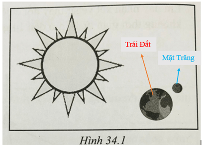 Sách bài tập Khoa học tự nhiên lớp 6 Bài 34: Các hình dạng nhìn thấy của Mặt Trăng | Giải SBT KHTN 6 Cánh diều