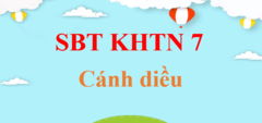 Sách bài tập Khoa học tự nhiên lớp 7 Cánh diều | Giải SBT Khoa học tự nhiên 7 hay nhất | Giải SBT KHTN 7