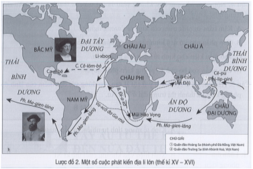 Năm 1487, nhà hàng hải B. Đi-a-xơ đã thực hiện cuộc thám hiểm