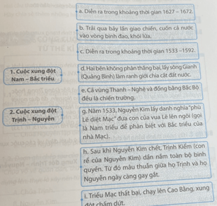 Hãy ghép ô thông tin ở bên trái với ô bên phải sao cho phù hợp với nguyên nhân