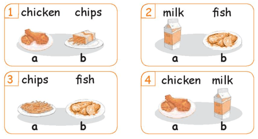 Sách bài tập Tiếng Anh lớp 1 Global Success Unit 5: At the fish and chip shop