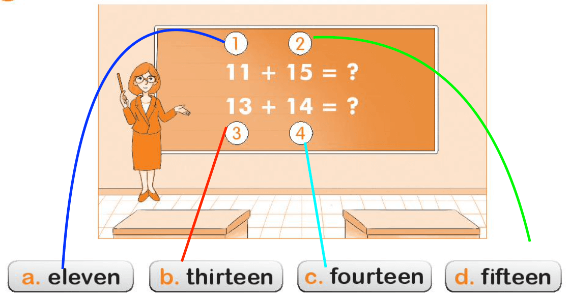 Sách bài tập Tiếng Anh lớp 2 Unit 13: In the maths class | Kết nối tri thức