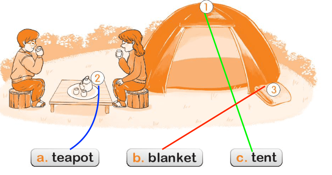 Sách bài tập Tiếng Anh lớp 2 Unit 16: At the campsite | Kết nối tri thức