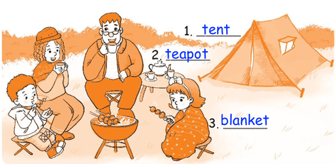 Sách bài tập Tiếng Anh lớp 2 Unit 16: At the campsite | Kết nối tri thức