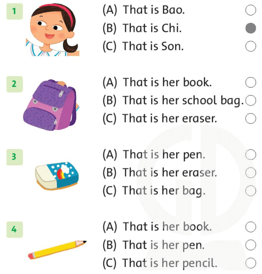 Sách bài tập Tiếng Anh lớp 3 Unit 2 trang 20 Lesson 5 | Family and Friends 3 Chân trời sáng tạo