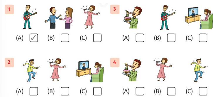 Sách bài tập Tiếng Anh lớp 3 Unit 8 trang 56 Lesson 1 | Family and Friends 3 Chân trời sáng tạo