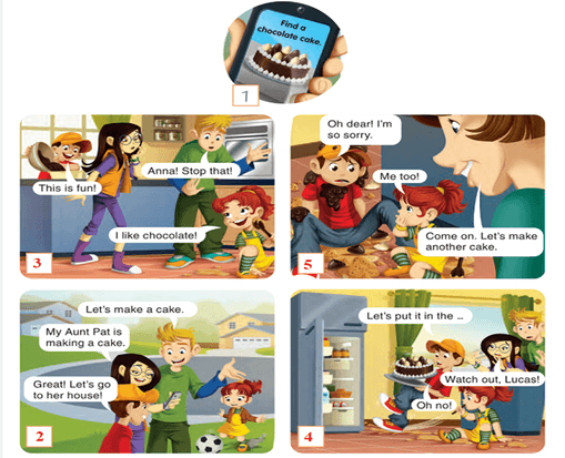 Sách bài tập Tiếng Anh lớp 3 Guess What! Unit 5: Home time