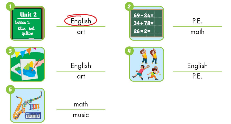 Sách bài tập Tiếng Anh lớp 3 Unit 3 Lesson 2 trang 30, 31 | Giải SBT Tiếng Anh lớp 3 Smart Start