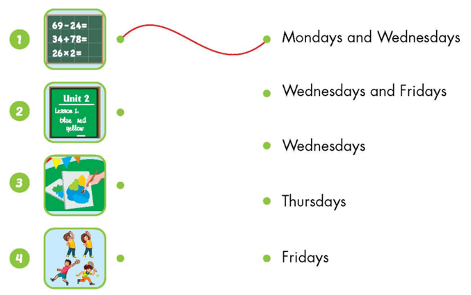 Sách bài tập Tiếng Anh lớp 3 Unit 3 Lesson 3 trang 32, 33 | Giải SBT Tiếng Anh lớp 3 Smart Start