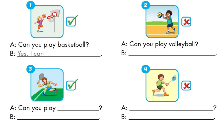 Sách bài tập Tiếng Anh lớp 3 Unit 5 Lesson 1 trang 48, 49 | Giải SBT Tiếng Anh lớp 3 Smart Start