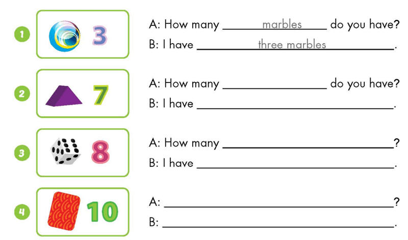 Sách bài tập Tiếng Anh lớp 3 Unit 7 Lesson 2 trang 70, 71