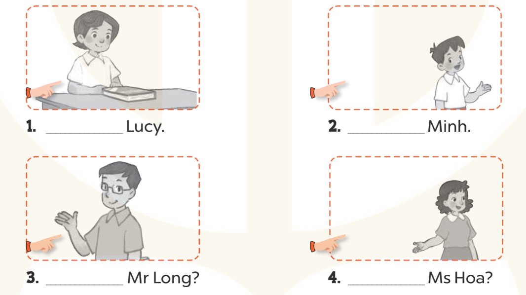 Sách bài tập Tiếng Anh lớp 3 Unit 3 trang 13 Sentence patterns | Global Success 3 Kết nối tri thức