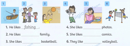 Sách bài tập Tiếng Anh lớp 4 Review 4 | Family and Friends