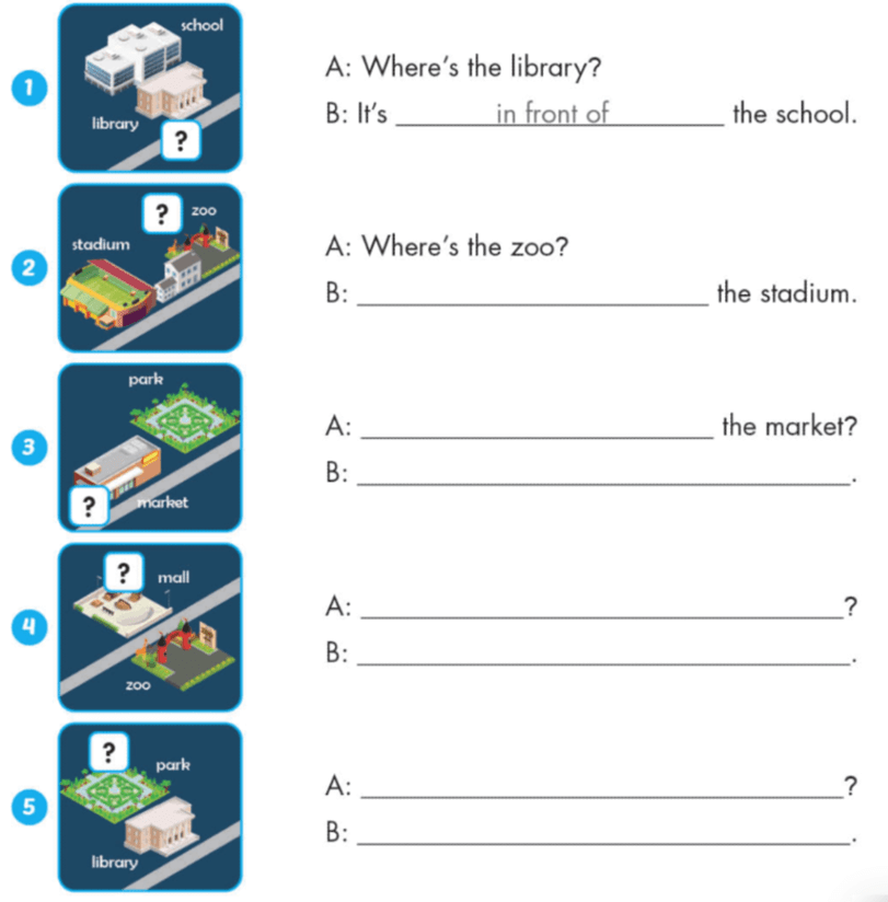 Sách bài tập Tiếng Anh lớp 4 Smart Start Unit 5 Lesson 2 trang 44, 45