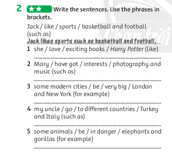 Giải sách bài tập Tiếng Anh 6 trang 29 Unit 3: Wild life Writing