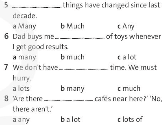 SBT Tiếng Anh 7 trang 68 Unit 8 Language Focus Practice | Friends plus 7 Chân trời sáng tạo