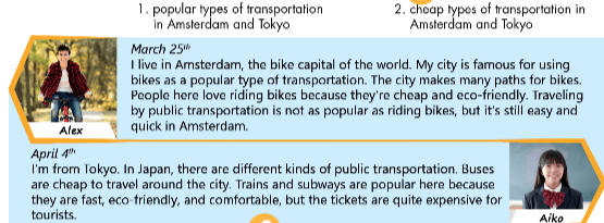 SBT Tiếng Anh 7 Unit 7 Lesson 2 (trang 40, 41)