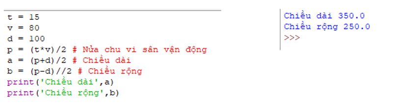 Một sân vận động có dạng hình chữ nhật. Lan đi bộ vòng quanh sân vận động hết t phút