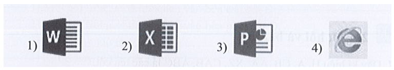 Hãy chọn biểu tượng dùng để khởi động phần mềm bảng tính Excel?