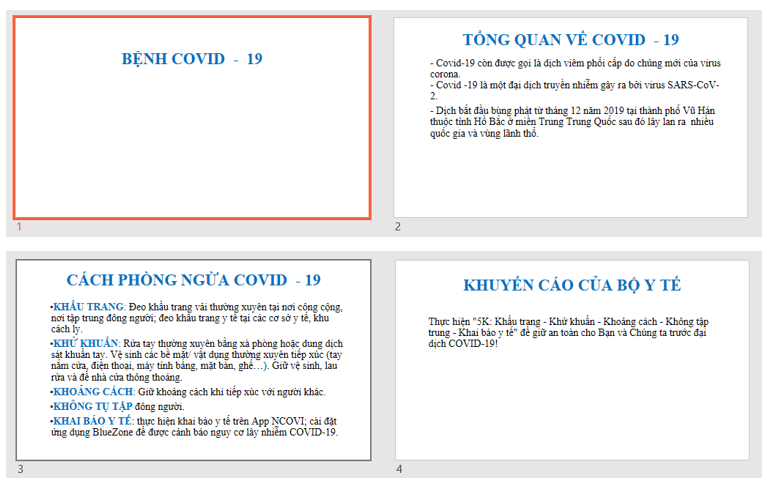 Em hãy tìm hiểu về dịch Covid 19, cách phòng chống và khuyến cáo của Bộ Y tế