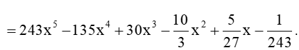 Khai triển các biểu thức sau a) (4x+1)^4