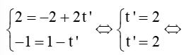 Xét vị trí tương đối của mỗi cặp đường thẳng sau a) d1: 2x – 3y + 5 = 0