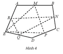 Cho ngũ giác ABCDE Gọi M, N, P, Q, R lần lượt là trung điểm các cạnh AB, BC, CD, DE, EA