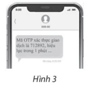 Mã xác thực (OTP - One Time Password) do một ngân hàng gửi vào điện thoại của khách hàng cho mỗi lần giao dịch