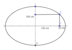 Thang leo gợn sóng cho trẻ em trong công viên có hai khung thép cong hình nửa elip cao 100 cm