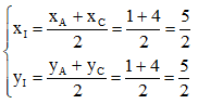 Cho ba điểm A(1; 1), B(2; 4), C(4; 4) Tìm toạ độ điểm D sao cho ABCD là một hình bình hành