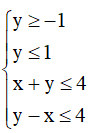 Tìm giá trị lớn nhất và giá trị nhỏ nhất của biểu thức F(x; y) = 2x + 3y