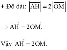 Cho tam giác ABC có trực tâm H, trọng tâm G và tâm đường tròn ngoại tiếp O