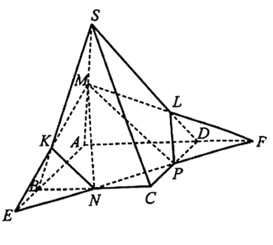 Cho hình chóp S.ABCD có đáy là hình bình hành. Gọi M, N, P lần lượt là trung điểm của các cạnh SA, BC, CD