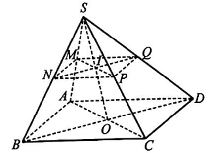 Cho hình chóp S.ABCD có đáy là hình bình hành. Gọi M, N, P lần lượt là trung điểm của các cạnh SA, SB, SC